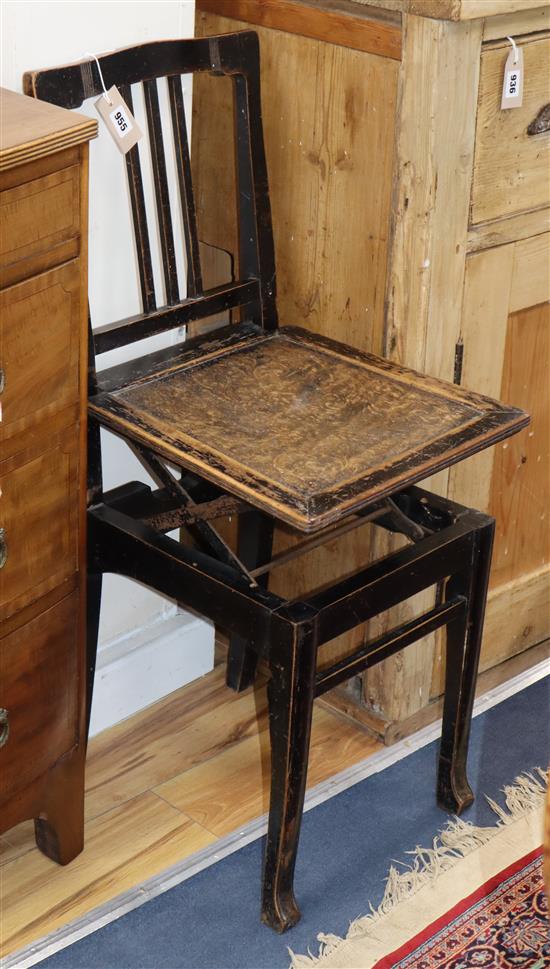 A Beethoven secessionist mechanical seated music chair